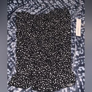 small/women/junior floral/dot stretchy skirt